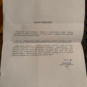 Defolu Ürün Ve Yetersiz Müşteri Hizmetiyle Hayal Kırıklığı