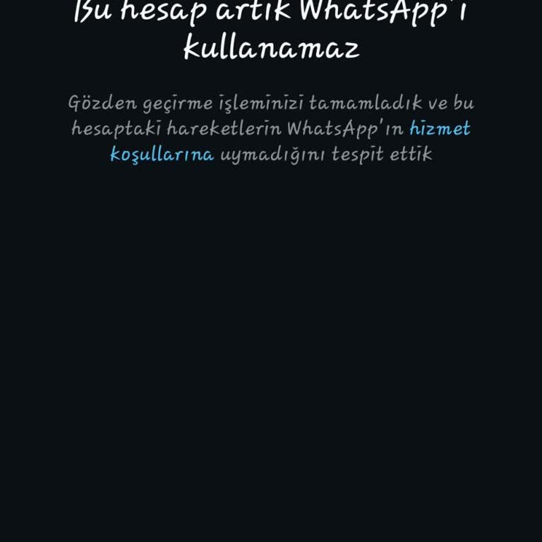 WhatsApp Hesabım Aniden Kapatıldı: Çözüm Bekliyorum