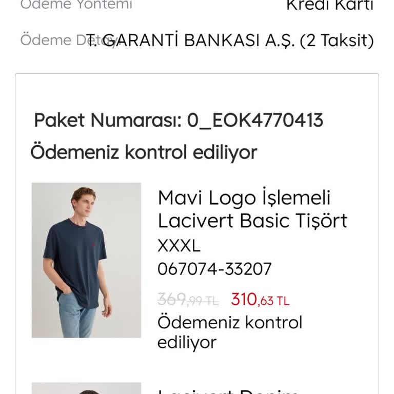 Ödeme Kontrolü Nedeniyle Sipariş Gecikmesi