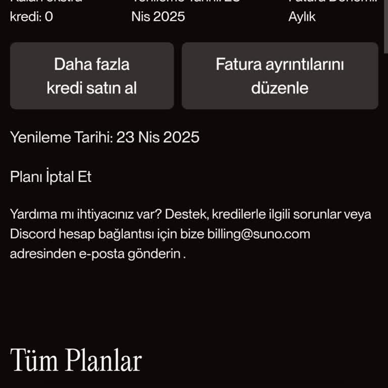 Suno Uygulamasında Haksız Para Çekimi Sorunu