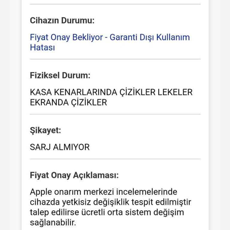 Apple Cihaz Değişiminde Yaşanan Mağduriyet Ve Yetkisiz Müdahale
