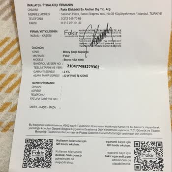 Fakir Dik Süpürge Haznesi Sürekli Kırılıyor