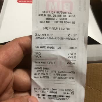 Arnica Kahve Makinesi Çalışmıyor Ve Değişim Talebi