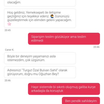 Yanlış Konum Ve İade Sorunu: İftar Yemeğim Gelmedi