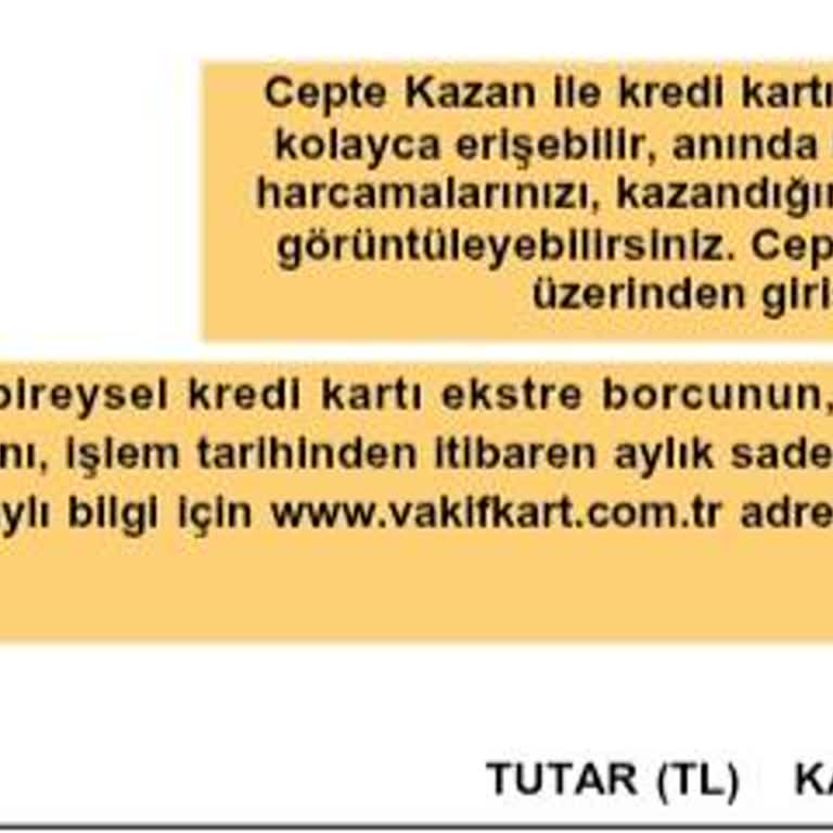 VakıfBank'ın Yanıltıcı Kampanya Detayı