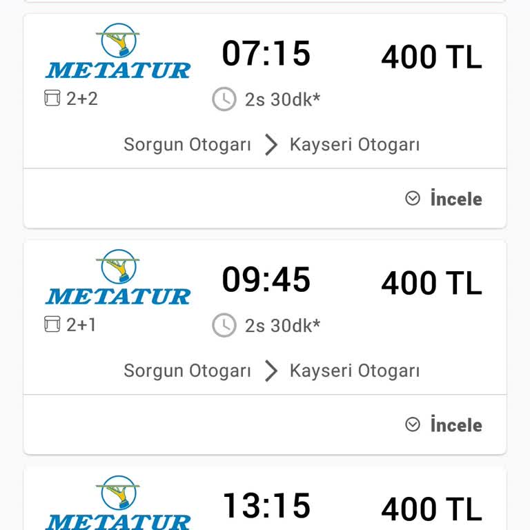 Otobüs Bileti Fiyatlarındaki Anlamsız Artış