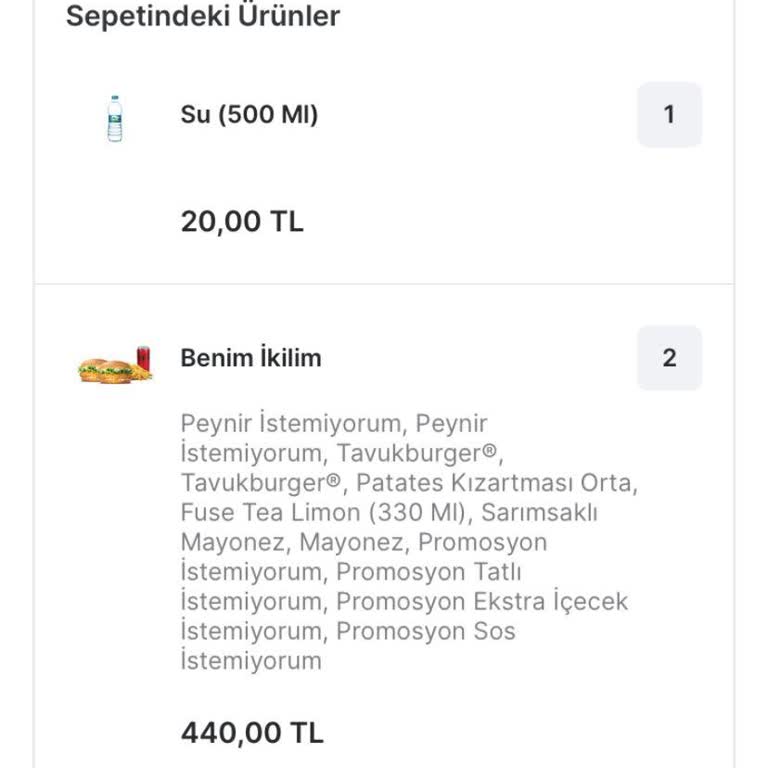 Eksik Ürün Ve Yetersiz Çözüm: Migros Yemek Siparişimde Hayal Kırıklığı