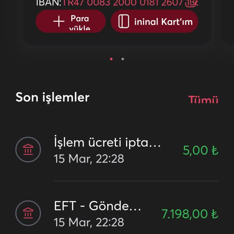 İninal Kart Hesabındaki Paranın Kullanılamaması Ve Acil Bilgi Talebi