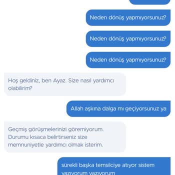 Destek Ekibiyle İletişim Sorunu