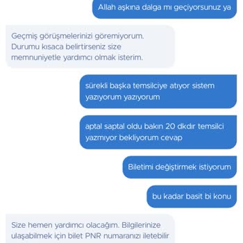 Destek Ekibiyle İletişim Sorunu