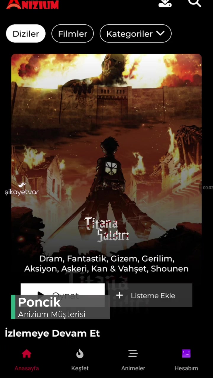 Anizium Türkçe Dublaj Seçeneği Yok! videonun kapak resmi