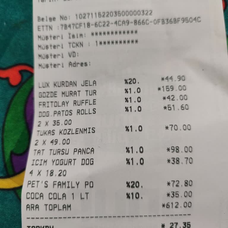 Yemeksepeti Market Eksik Teslimat Ve Yanıltıcı Cevaplar