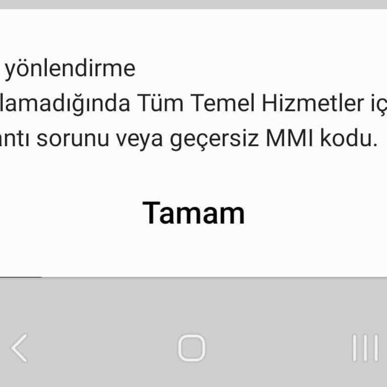 Vodafone Arama Asistanı Plus Servis Sorunu