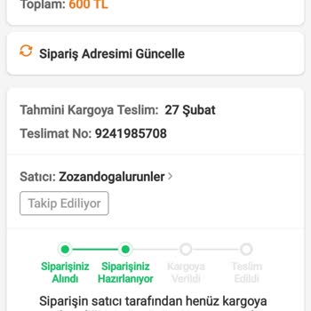 Trendyol'dan Sipariş Ettiğim Ürün Bir Aydır Gönderilmiyor!