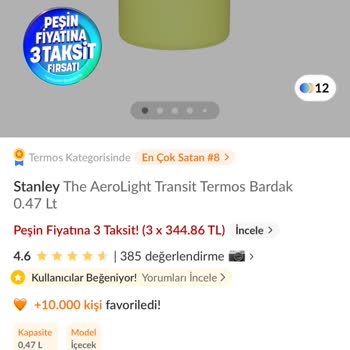 Kusurlu Stanley Termos İadesi Sonrası Mağduriyet