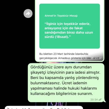 Biletinial'dan İade Sorunu: Mücbir Sebeple Mağduriyet