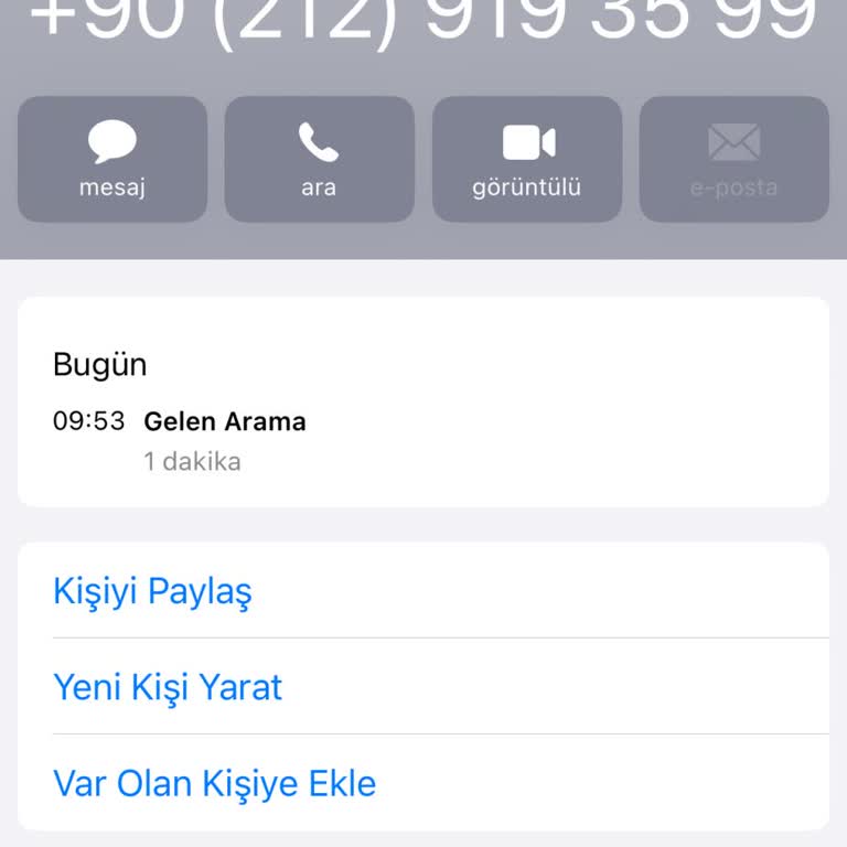Bilinmeyen Numaradan Şüpheli Arama Ve Kişisel Bilgi İhlali