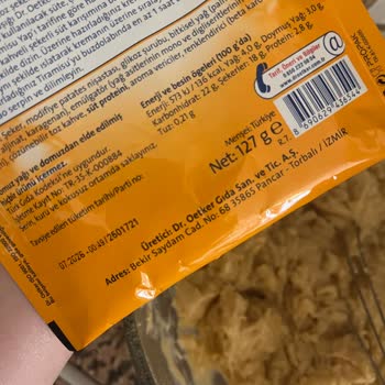 Dr. Oetker Ürünlerinde Plastik Ve Acı Badem Kokusu Sorunu