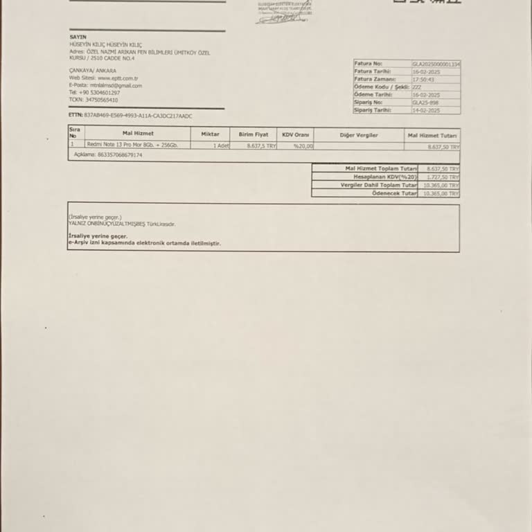 Epttavm'den Aldığım Telefonun IMEI Sorunu Çözümsüz Kaldı