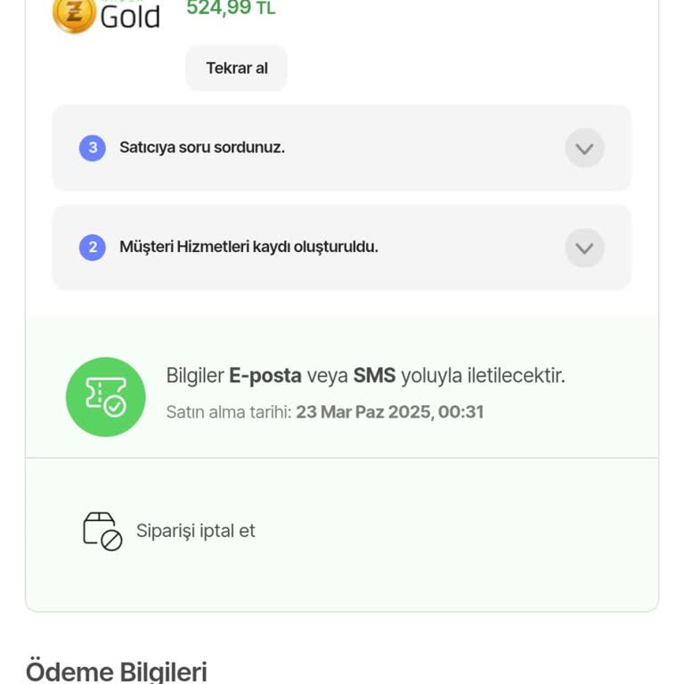 Teslim Edilmeyen Razer Gold Ve İlgisizlik