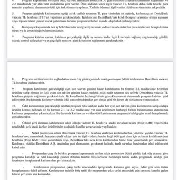 Denizbank Kampanya Promosyonu Haksız İptal Edildi