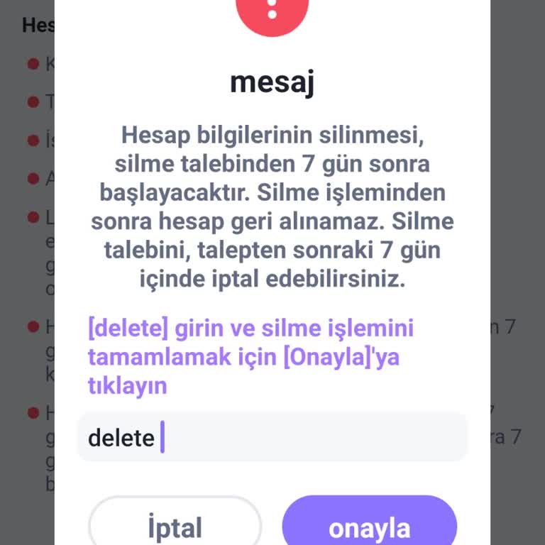 Hesap Silme Sorunu Ve Müşteri Hizmetleri Ulaşılmazlığı