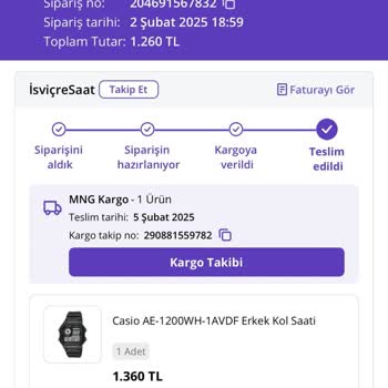 Garantili Saatte Su Geçirme Sorunu