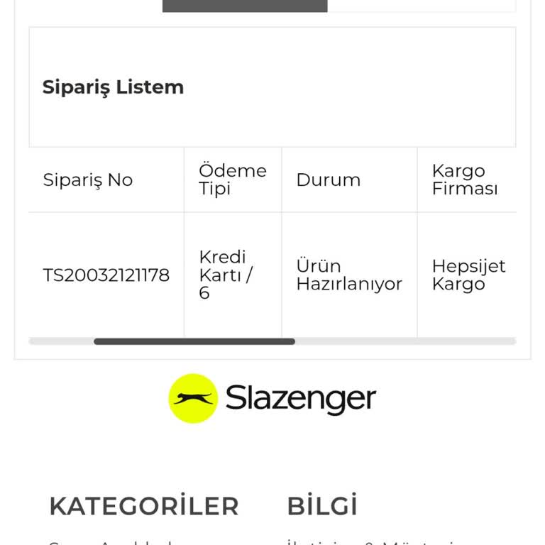 Sipariş Teslimatında Gecikme Ve Belirsizlik