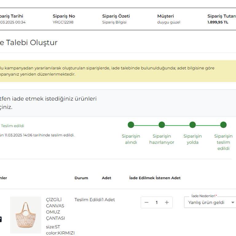 Yargıcı'dan Yanlış Ürün Ve Ulaşılamayan Müşteri Hizmetleri Sorunu