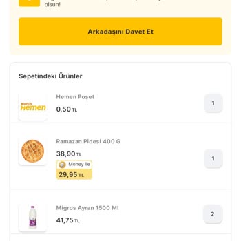 Migros Hemen'den Gelen Taş Gibi Pide Ve İade Sorunu