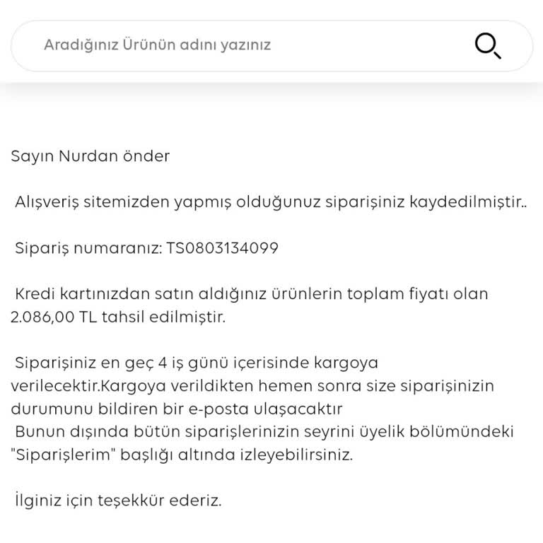 Aker'den Sipariş Ettiğim Ürünler Ve İade Sorunu