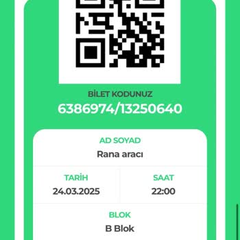 Candela Etkinliği İçin Bilet İptali Talebi