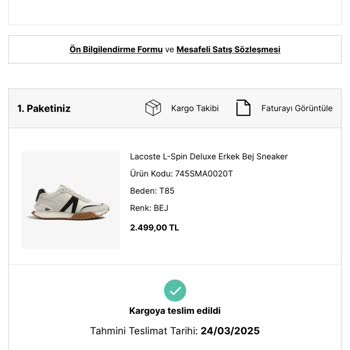 Kargo Bilgilendirmesi Ve Takip Sorunu