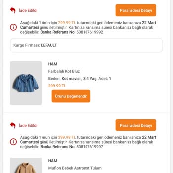 Sipariş İptali Ve Onaysız Ücret İadesi Sorunu