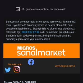 Migros Hemen'den Aldığım Elma Kimyasal Tat İçeriyor