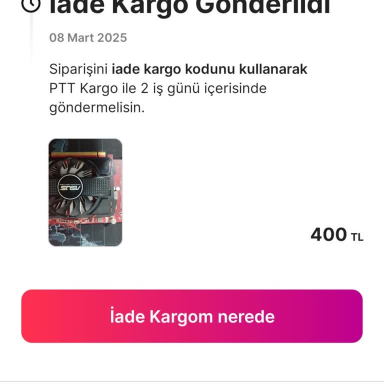 Gardrops'ta Ücret İadesi Ve Destek Sorunu