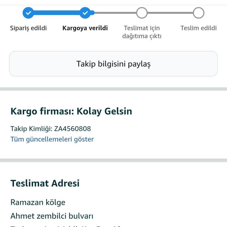 Kargo Takip Sorunu: Amazon Ve Kolay Gelsin Uyuşmazlığı