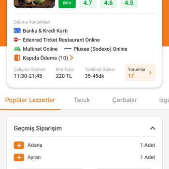 Taştan Et Kasap & Mangal Siparişim Gönderilmedi!