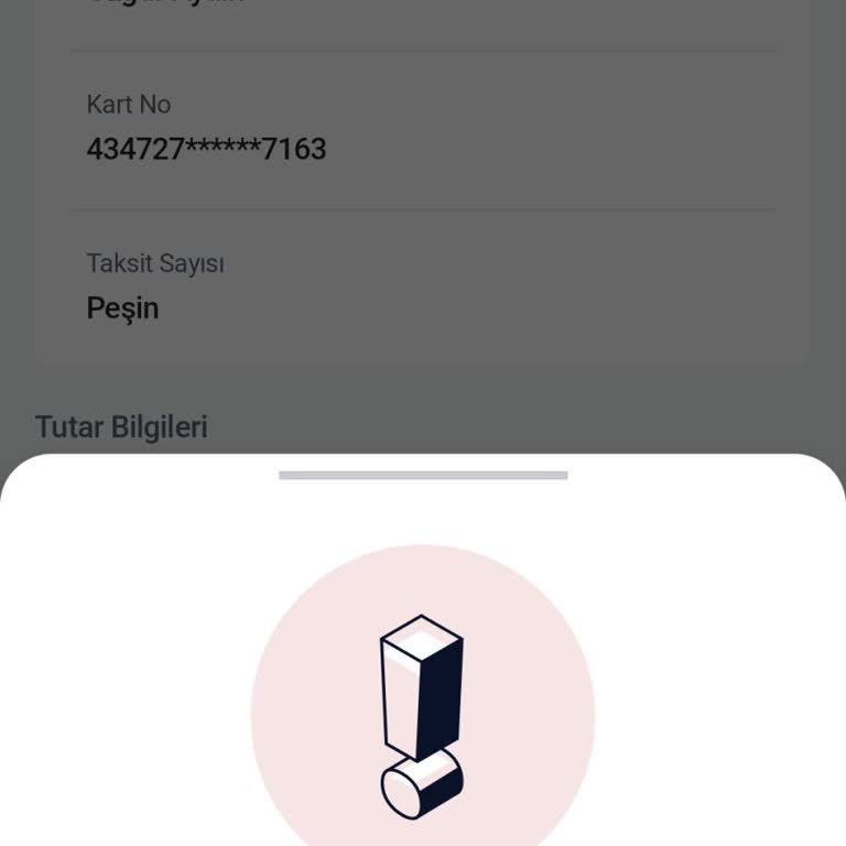 Kart İşlem Hatası: Elektrik Faturası Ödenemiyor
