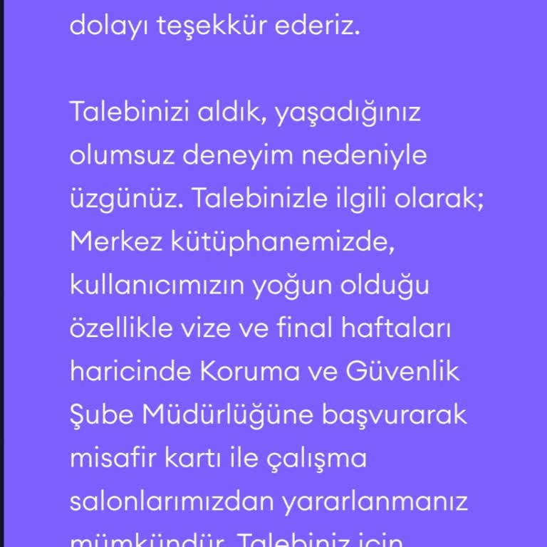 Kütüphane Kullanım İzni Engeli