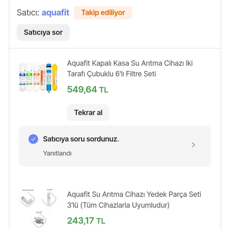 1 Ayda Bozulan Filtre Seti: Markanın Kalitesi Sorgulanıyor