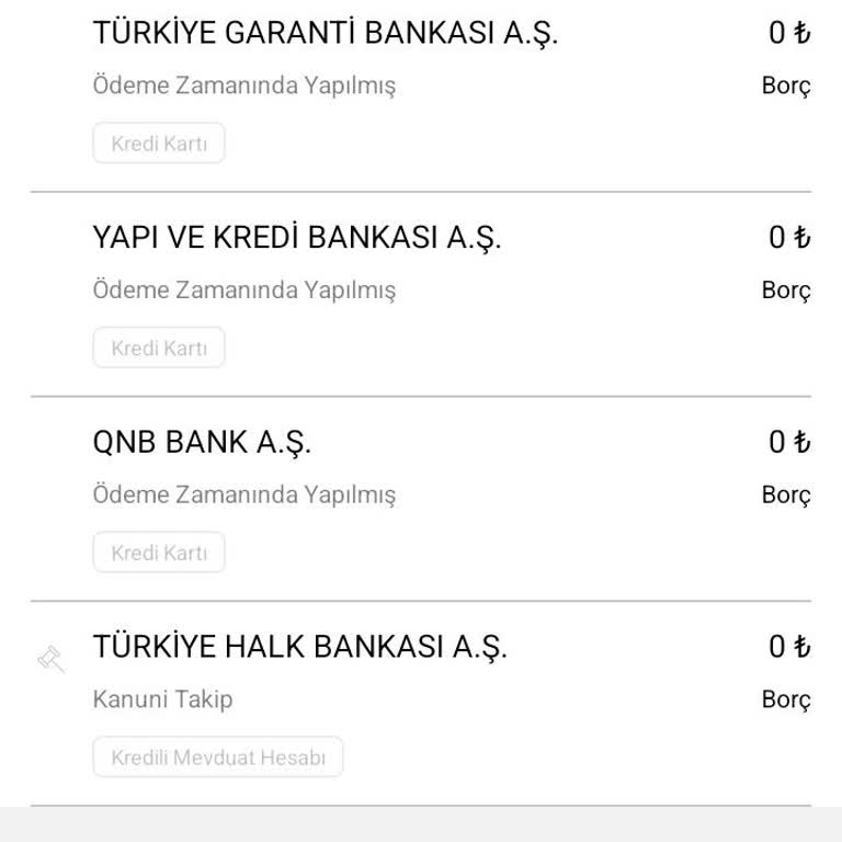 Findeks Raporumda Yanlış Kanuni Takip Sorunu