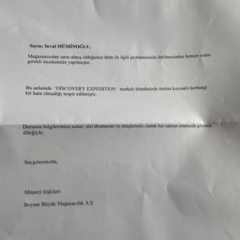 Ayakkabının Kısa Sürede Bozulması Ve Yanlış Hizmet