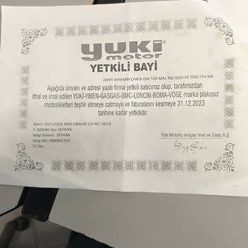 Plaka İçin Ekstra Ücret Talebi