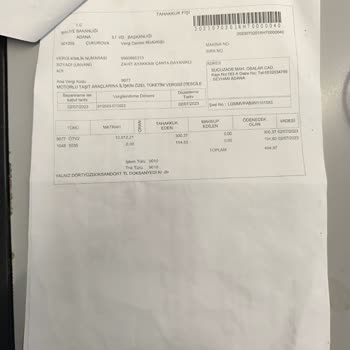 Plaka İçin Ekstra Ücret Talebi