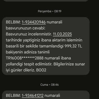 Yanlış IBAN'a Yapılan Para Transferi Sorunu