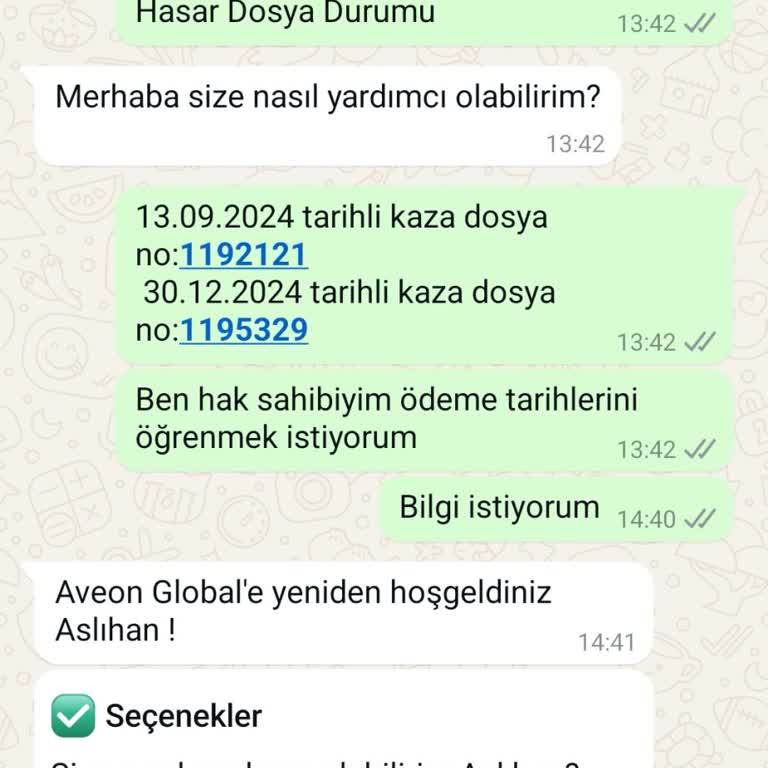 Aveon Global Sigorta İle İletişim Ve Ödeme Sorunları