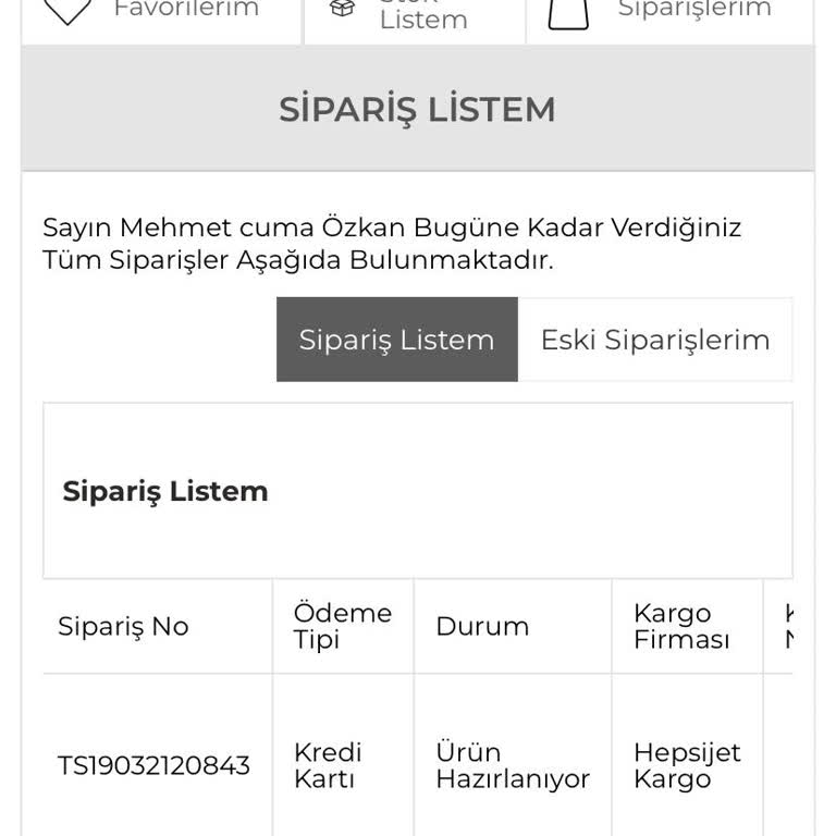 Slazenger Ayakkabı Siparişim Halen Kargoya Verilmedi