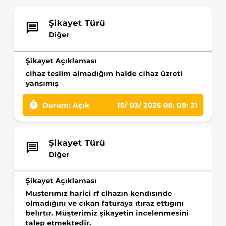 Yanlış Faturalandırma Ve Bilgi Eksikliği Sorunu