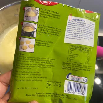 Dr. Oetker Muzlu Puding Neden Köpürüyor?